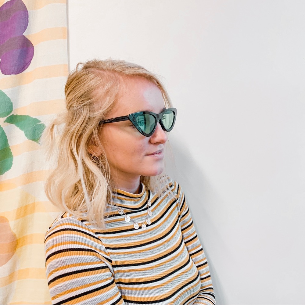 Trendy Cat Eye Stylish Sunglasses - Picture 1 of 7